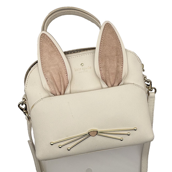 Kate Spade New York Women's Maise Rabbit Satchel Purse Handbag Crossbody Small - Picture 4 of 16